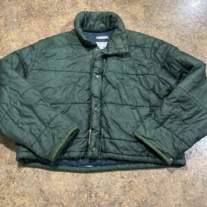 Vintage J.Tavertini Military Bomber Jacket Flyers Green Large Field Gun Coat